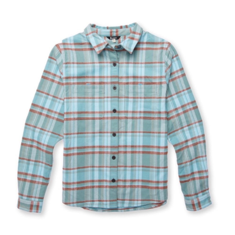 Cotopaxi Blue and Gray Plaid Button Down Shirt